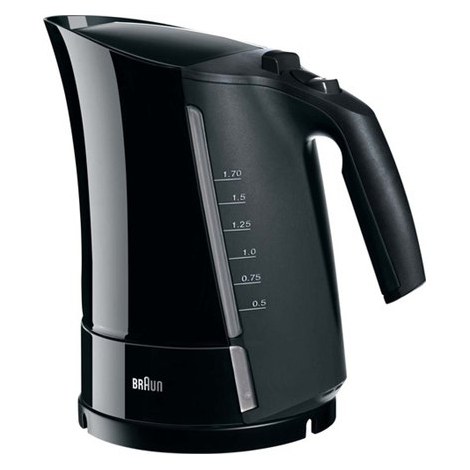 Braun | WK 300 | Standard kettle | 2200 W | 1.7 L | Plastic | 360° rotational base | Black